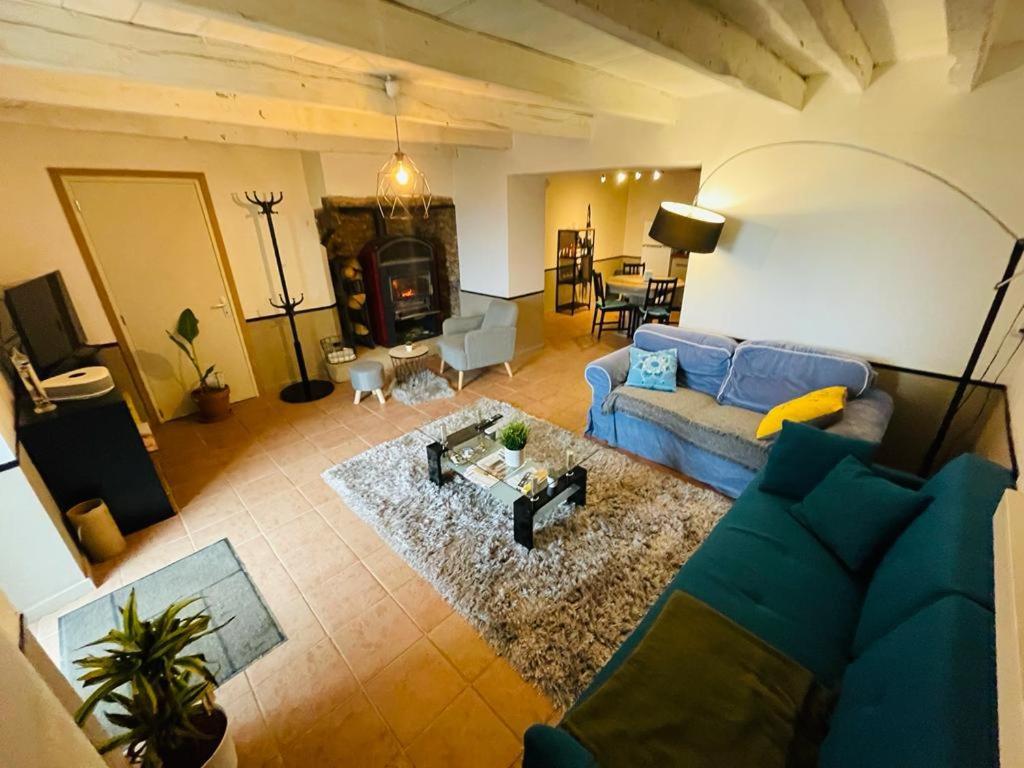 Maison Au Calme Pour 5 Personnes La Chapelle-de-Brain Exteriör bild